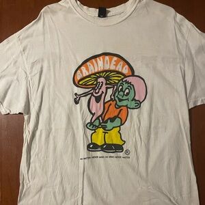 Rare Brain Dead Nevermind T-Shirt Size Large